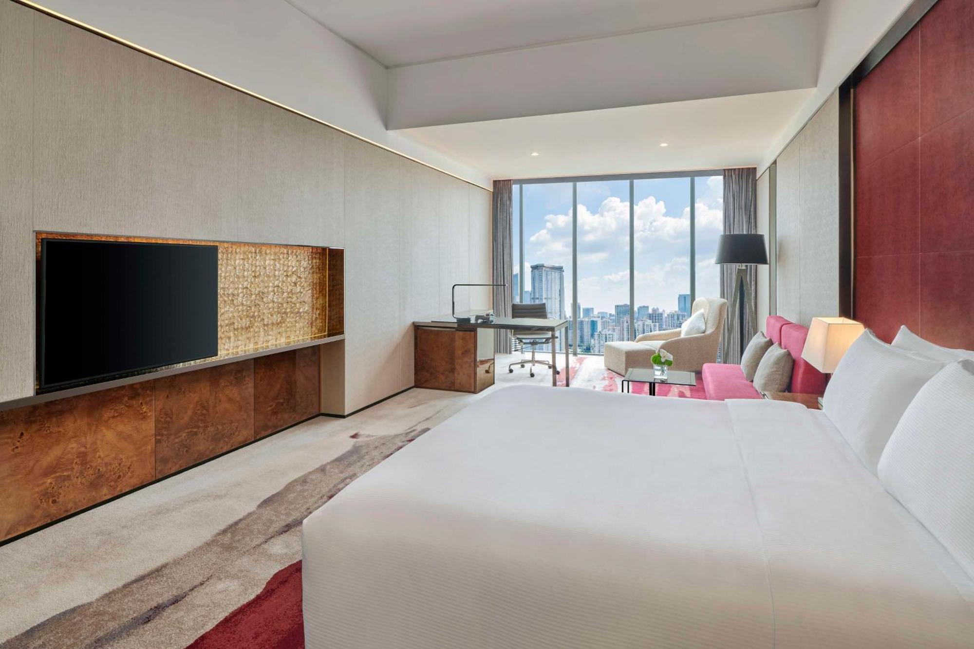 Hilton Guangzhou Tianhe - Free Shuttle Bus And Registration Counter Available During Canton Fair Period Bagian luar foto